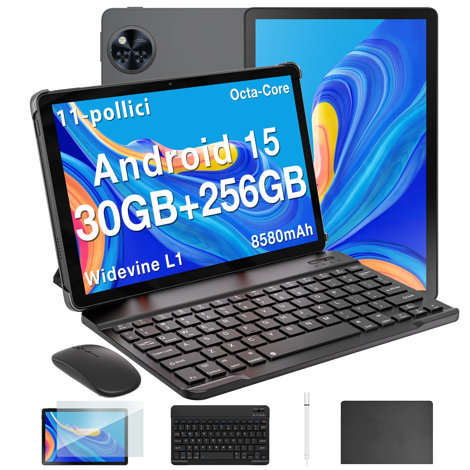 DOOGEE U11 Pro VIP 30 GB RAM + 256 GB ROM 11 pollici 5060 mAh Android 15 Tablet