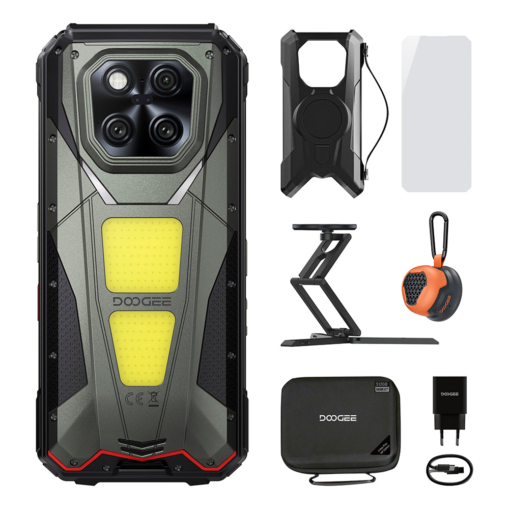 DOOGEE V Max Play Smartphone robusto con fotocamera AI da 200 MP, 5G, proiettore