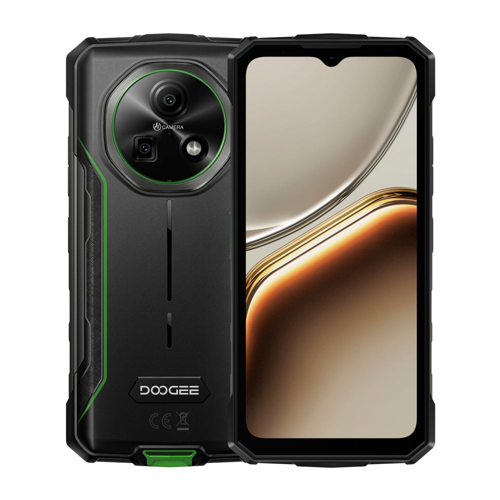 DOOGEE Fire 5 Rugged Smartphone 13000mAh 10W 4G Android 15 Telefono Indistruttibile