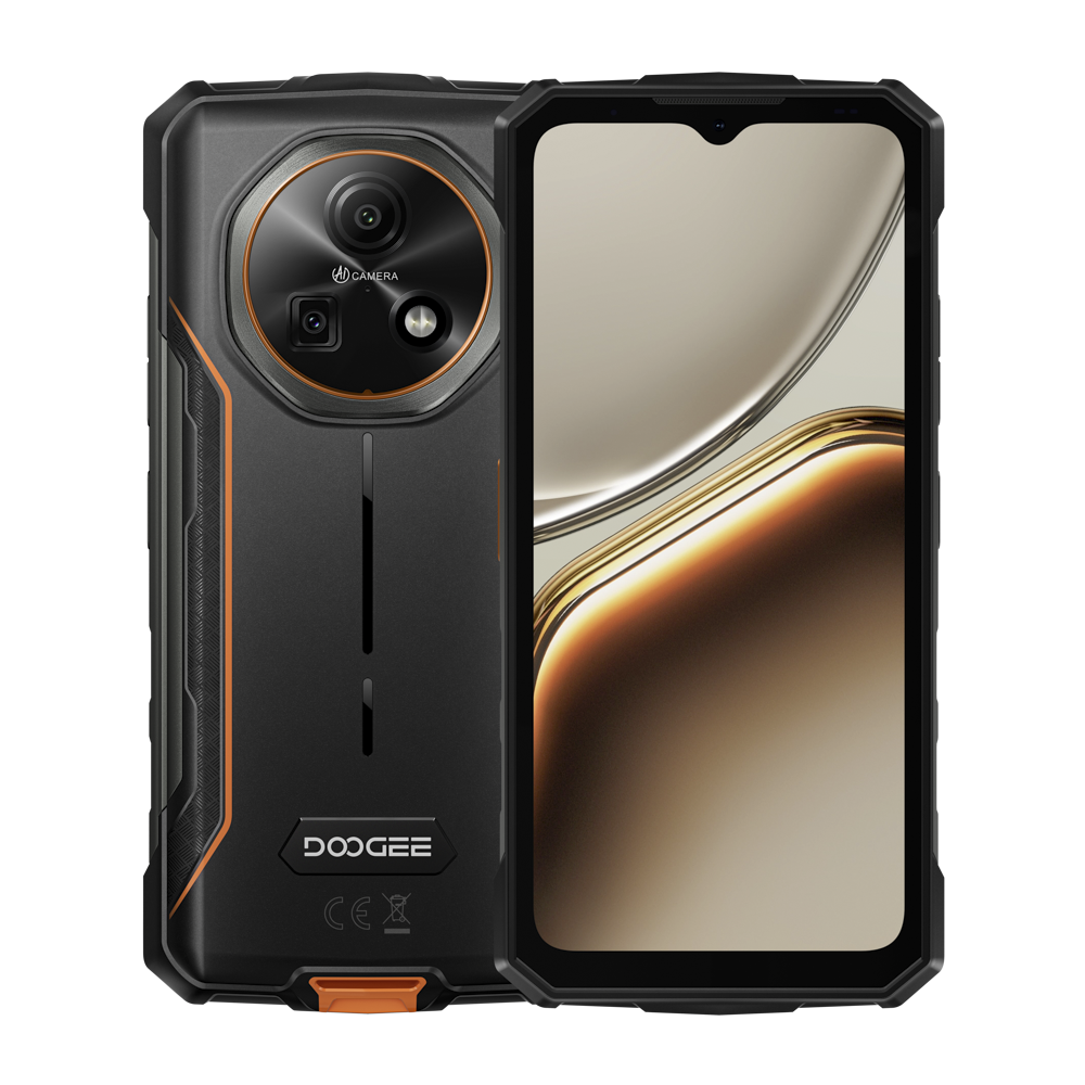 DOOGEE Fire 5 Rugged Smartphone 13000mAh 10W 4G Android 15 Telefono Indistruttibile
