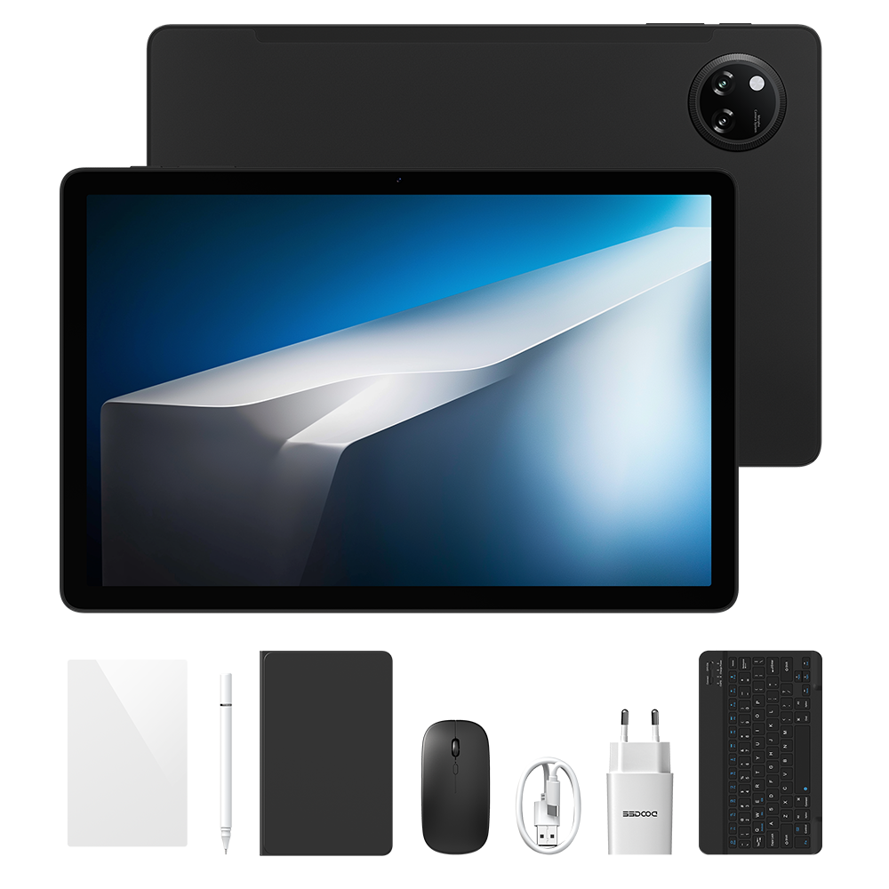 DOOGEE Tab A9+ Tablet Unisoc T7200 20GB+64GB 11 pollici 8580mAh Android 15