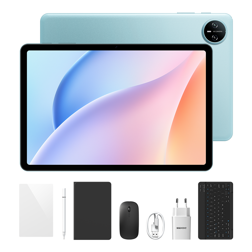 DOOGEE Tab A9 Tablet Unisoc T310 12GB+ 64GB 10.1 pollici 6580mAh Android 15